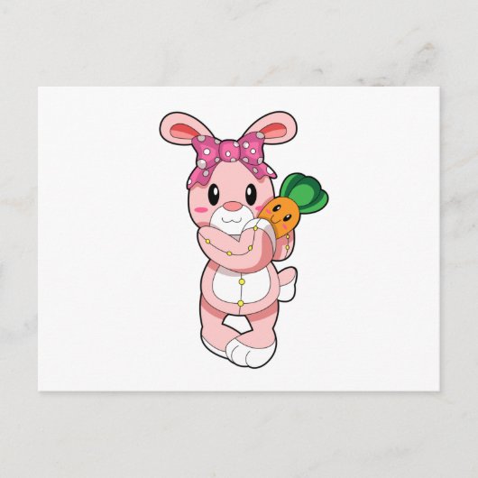 Konijn als Speelgoed Briefkaart (Voorkant)