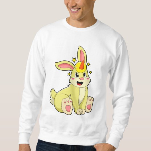 Konijn als Unicorn Trui (Voorkant)
