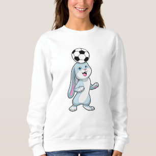 Konijn als voetballer met Voetbal Trui