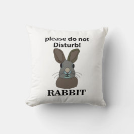Konijn alsjeblieft niet storen grappig konijn kussen