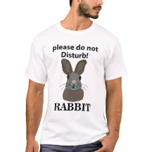 Konijn alsjeblieft niet storen grappig konijn