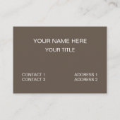 Konijn alsjeblieft niet storen grappig konijn visitekaartje (Achterkant)