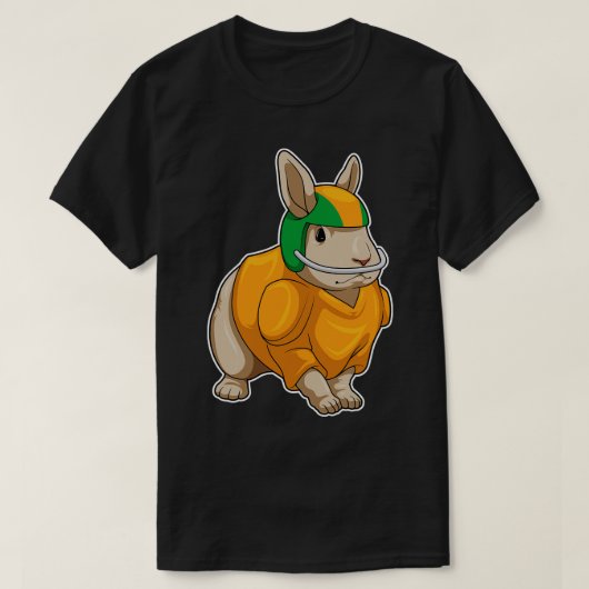 Konijn Amerikaans T-shirt (Design voorkant)