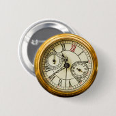 konijn Ancient steampunk Ronde Button 5,7 Cm (Voorkant /achterkant)