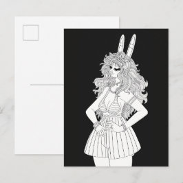 Konijn Anthro Briefkaart