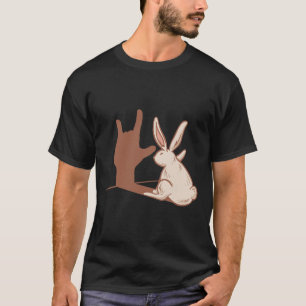 Konijn ASL Handgebaar Doof Gehoorverlies Awarenes T-shirt