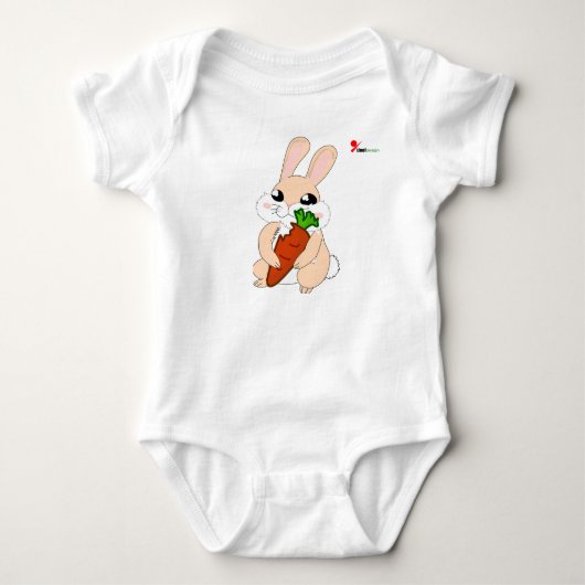 Konijn Baby Body Romper (Voorkant)