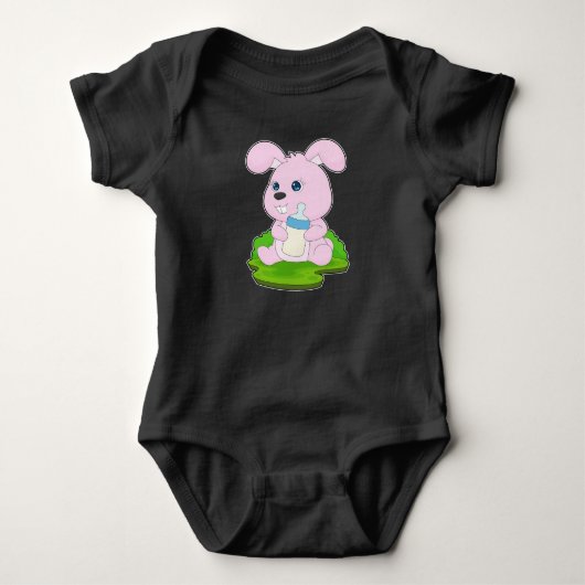 konijn Baby flesmelk Romper (Voorkant)