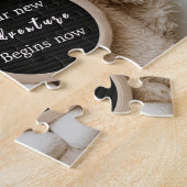 konijn baby onthulling zwangerschapsaankondiging  legpuzzel (Zijkant)