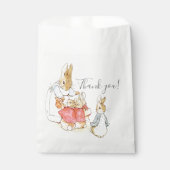  konijn Baby shower Bedankzakje (Voorkant)