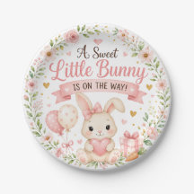 Konijn Baby Shower Bord, Cute Bunny Feest Decorati