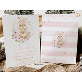 Konijn baby shower kaart