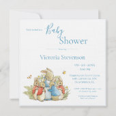 Konijn Baby Shower Uitnodiging (Voorkant)