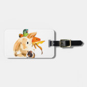 konijn bagagelabel (Voorkant horizontaal)