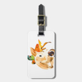 konijn bagagelabel (Voorkant verticaal)