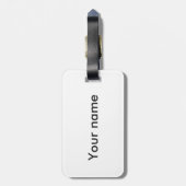 konijn bagagelabel (Achterkant verticaal)