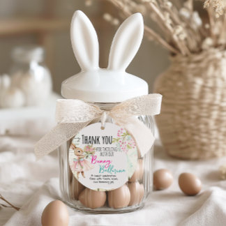 Konijn Ballerina Verjaardag Tags Bedankjes Labels