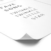 Konijn Ballon Mijlpaal Poster (Hoek)