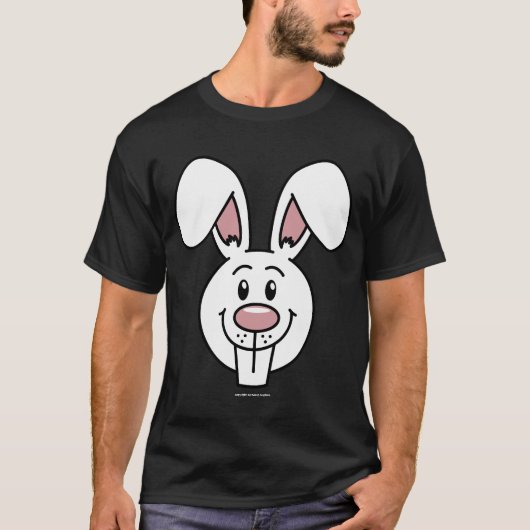 Konijn Basic Donkere T-shirt (Voorkant)