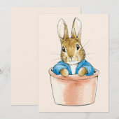 Konijn Bedankkaart (Voorkant / Achterkant)