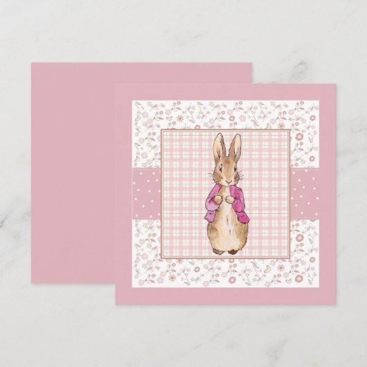 Konijn Bedankkaart (Voorkant / Achterkant)