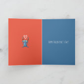 Konijn Beste Valentijnkaart Kaart (Binnen)