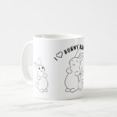 Konijn Bewustzijn Week Koffiemok (Voorkant links)