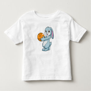 Konijn bij Bowling met Bowling ball Kinder Shirts