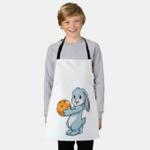 Konijn bij Bowling met Bowling ball Schort (Gedragen)