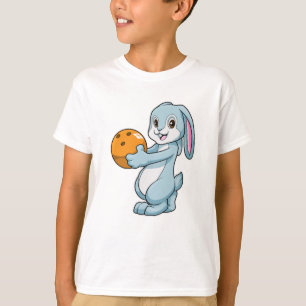 Konijn bij Bowling met Bowling ball T-shirt