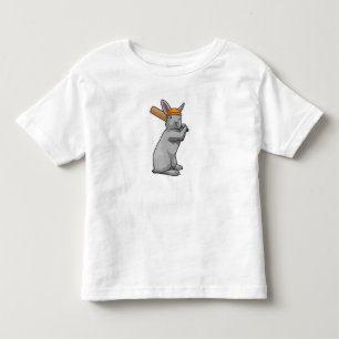 Konijn bij Cricket met cricket bat Kinder Shirts