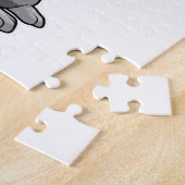 Konijn bij Cricket met cricket bat Legpuzzel (Zijkant)