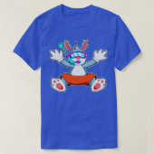 Konijn bij Duiken met Zwembril Snorkel T-shirt (Design voorkant)