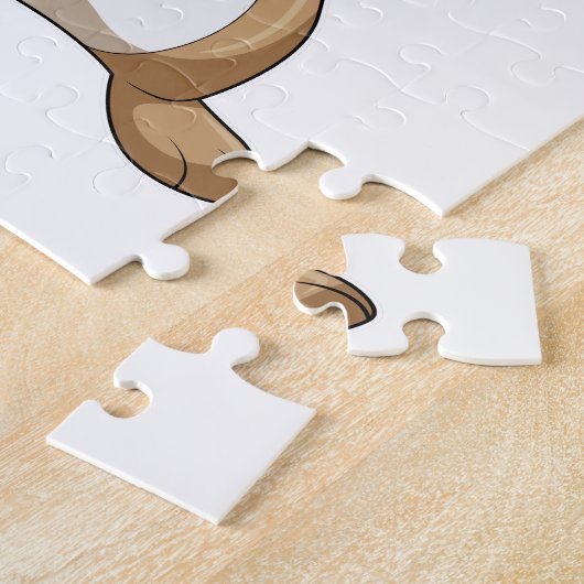 Konijn bij Hip Hop Dance Dab Legpuzzel (Zijkant)