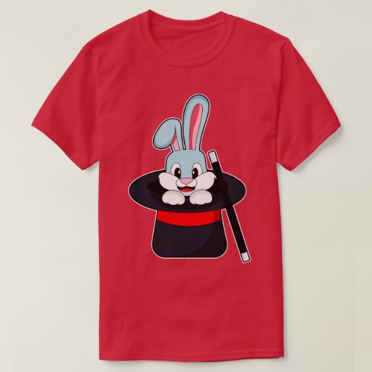 Konijn bij Magic met Wand Pet T-shirt (Design voorkant)
