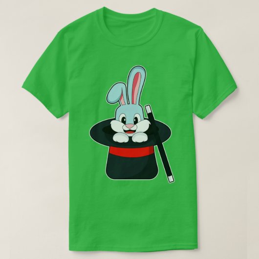 Konijn bij Magic met Wand Pet T-shirt (Design voorkant)