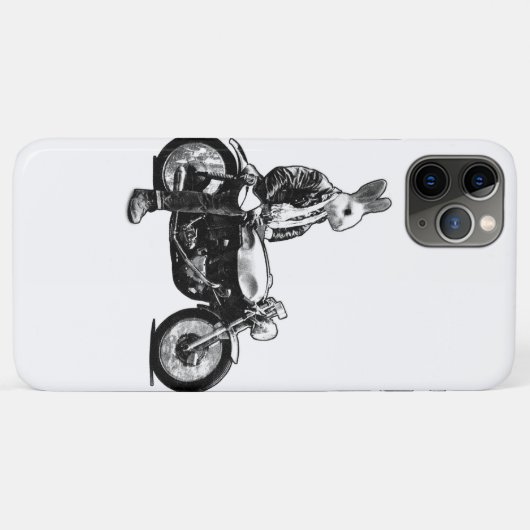 Konijn biker Case-Mate iPhone case (Achterkant (horizontaal))