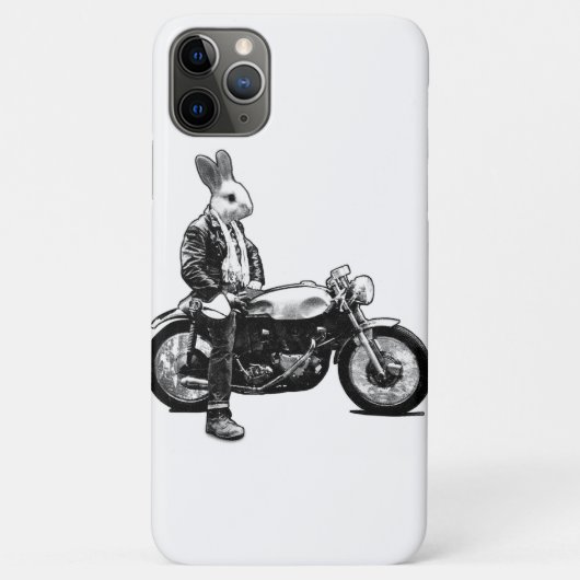 Konijn biker Case-Mate iPhone case (Achterkant)