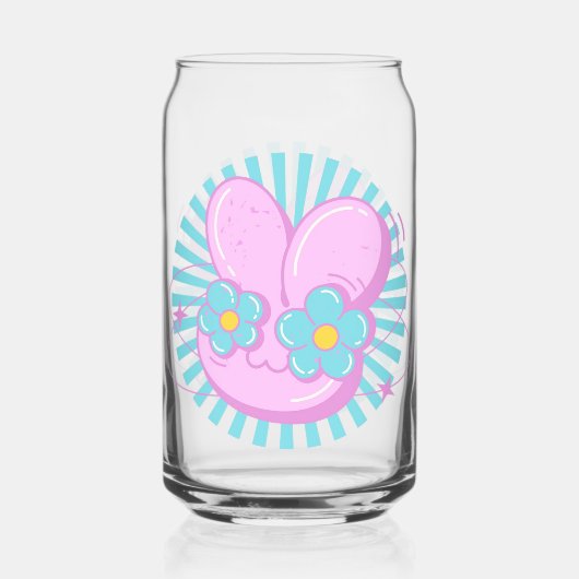 Konijn Blikvorm Glas (Voorkant)