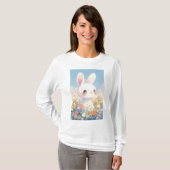 Konijn bloem Bliss T-shirt (Voorkant volledig)