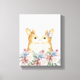 Konijn Bloem Bos Nursery Decoratie