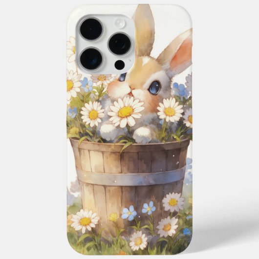 Konijn Bloem Schuilplaats Case-Mate iPhone Case (Achterkant)