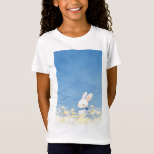 Konijn Bloemige Fantasie T-shirt