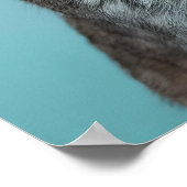 Konijn Blowing Bubble Gum Bubble Poster (Hoek)