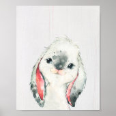 Konijn Bos Nursery Kunstprint Poster (Voorkant)