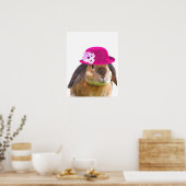 Konijn bosdier kinderkamer babykamer poster (Keuken)