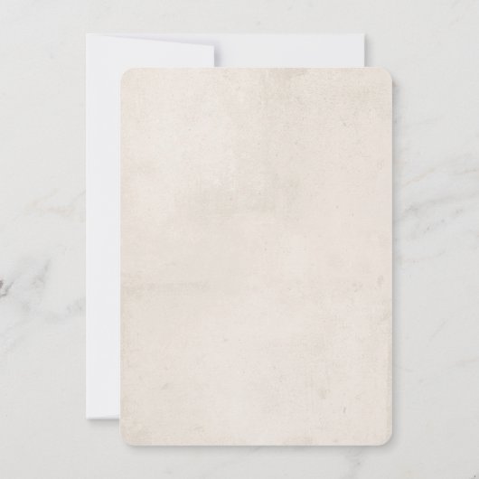  konijn Botanische Baby Kaart (Achterkant)