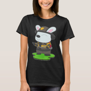 Konijn brandweer brandblusser brandweer t-shirt