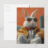 konijn briefkaart (Voorkant / Achterkant)