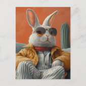 konijn briefkaart (Voorkant)